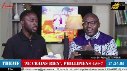 #Covid19? Fear nothing Day 8 / Dr François TCHIDJE