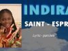 INDIRA – SAINT ESPRIT LYRIC
