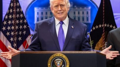 Press briefing at the White House